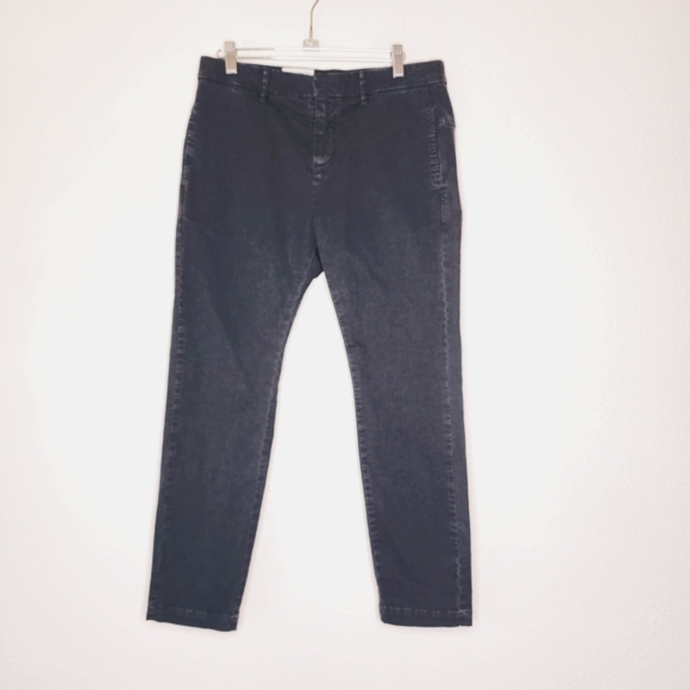 Nili Lotan Washed Black Pants 4